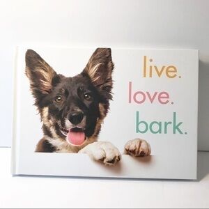 NWT Live.Love.Bark dog book